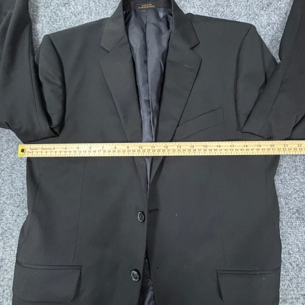 Jos A Bank Reserve by Joseph Abboud Mens 40S‎ Black Wool 2-Button Suit Jacket